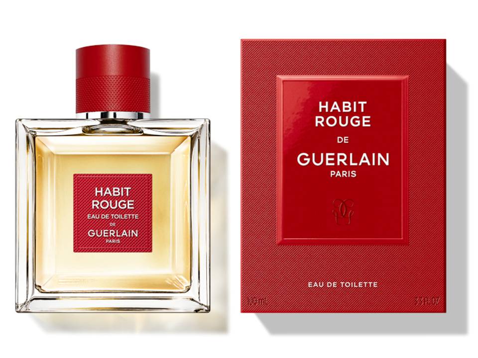 Habit Rouge Uomo  by Guerlain EDT NO TESTER 100 ML.